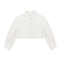 veste crop en jean Rive Noire