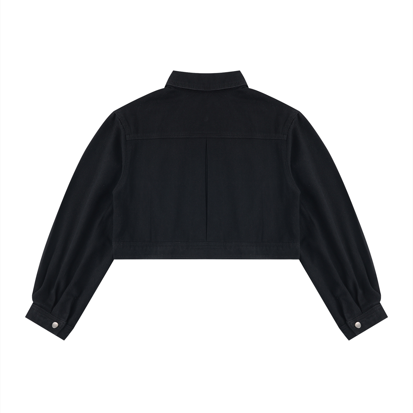 veste crop en jean Rive Noire