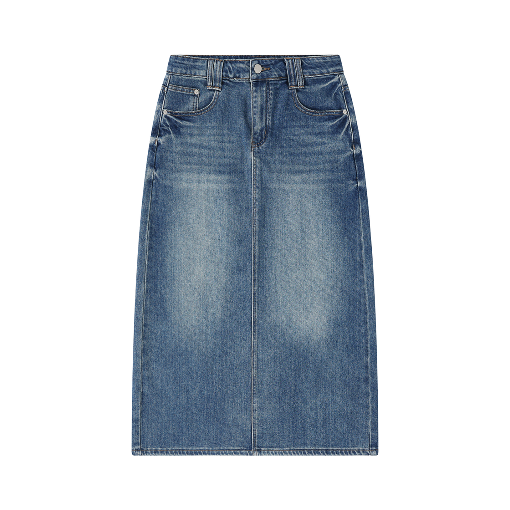 Jupe denim RIVE NOIRE GRAFFITI - RIVE NOIRE CLOTHING