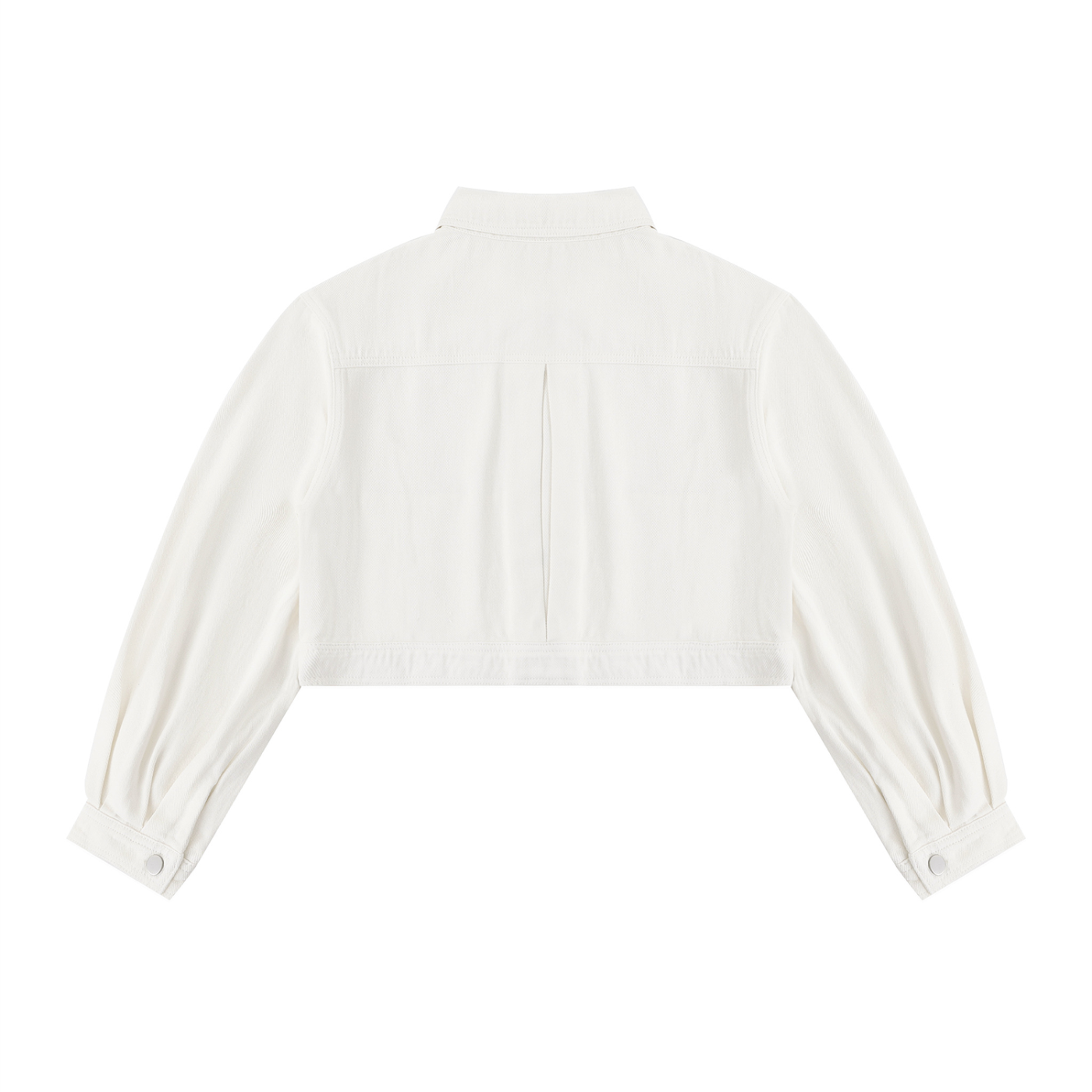 veste crop en jean Rive Noire