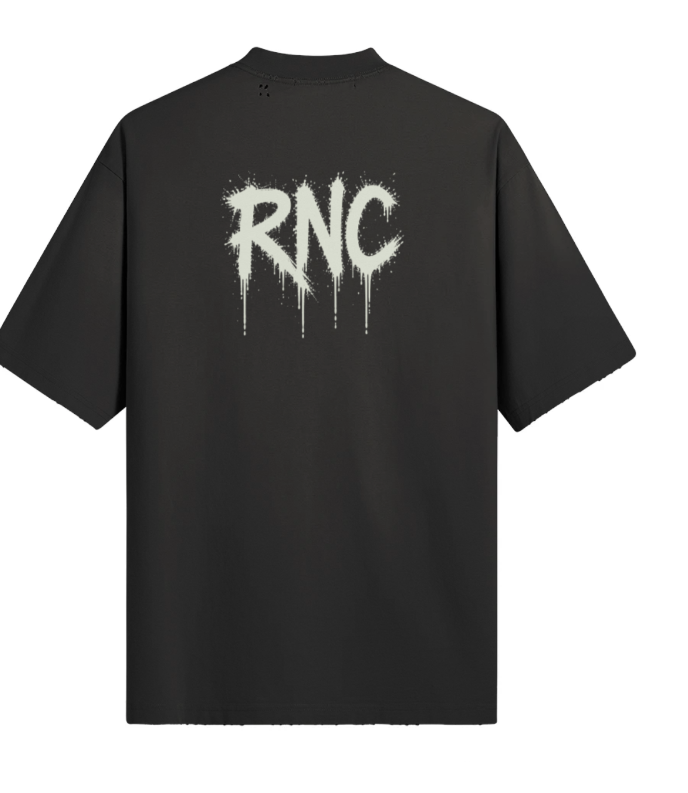 T-shirt RIVE NOIRE DRIPPING - RIVE NOIRE CLOTHING