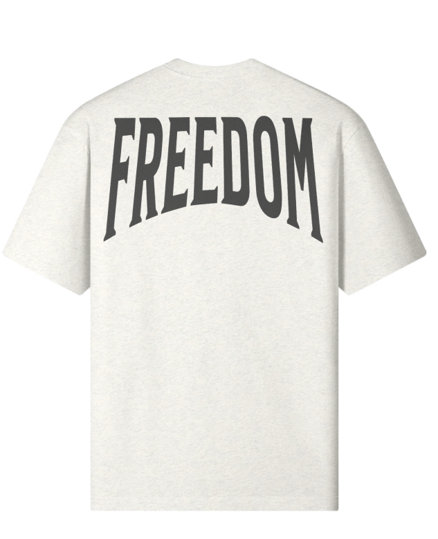 T-shirt FREEDOM BLACK - RIVE NOIRE CLOTHING
