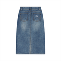 Jupe denim RIVE NOIRE GRAFFITI - RIVE NOIRE CLOTHING
