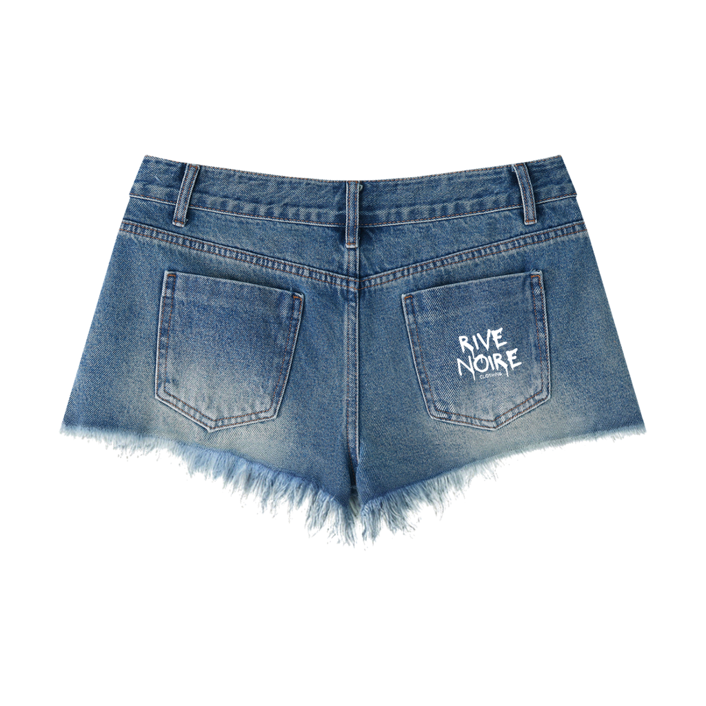 RNC,rivenoireclothing,fashion,short,shorty,denim,femme