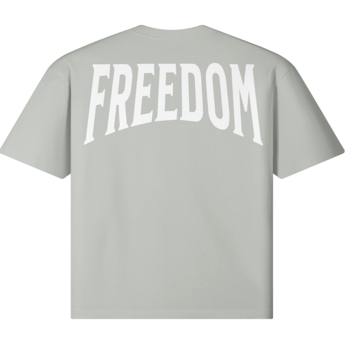 T-shirt FREEDOM WHITE - RIVE NOIRE CLOTHING
