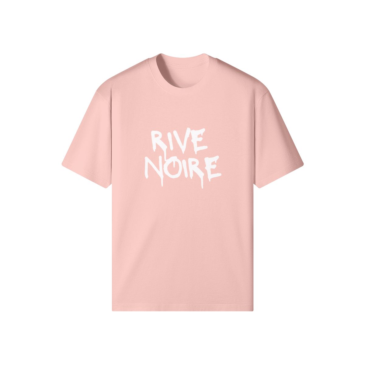 T-shirt Graff Rive Noire vue de face rose
