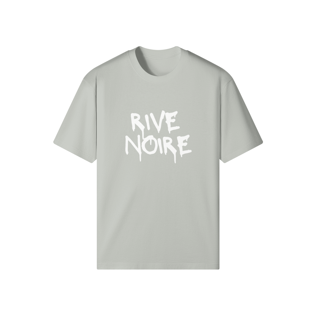 T-shirt Graff Rive Noire vue de face vert pale